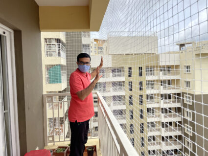 Balcony Safety Nets Fixing Near Me in Bangalore